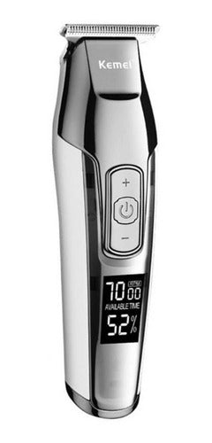 Aparador de pelo Kemei KM-5027 prata 100V/240V