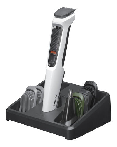 Barbeador e cortador de cabelo Philips Series 3000 MG3721 branco 100V/240V