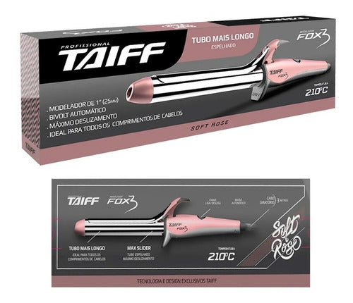 Baby Liss Modelador De Cachos Taiff Fox 3 Rose Bivolt 25mm