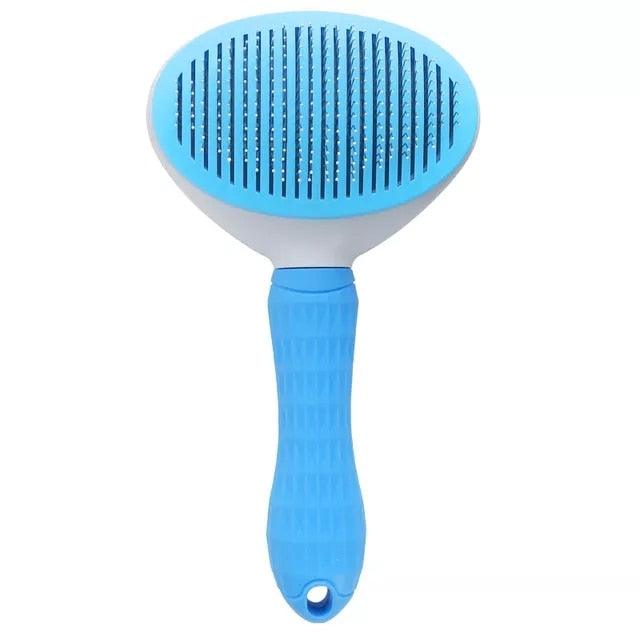 Pet Hair Removal Comb Cat Brush Self Cleaning Slicker Brush for Cats Dogs Hair Remover Scraper Pet Grooming Tool Cat Accessories - Minha loja